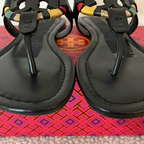 Tory Burch Miller Embroidered Sandals - Picture 7 of 11